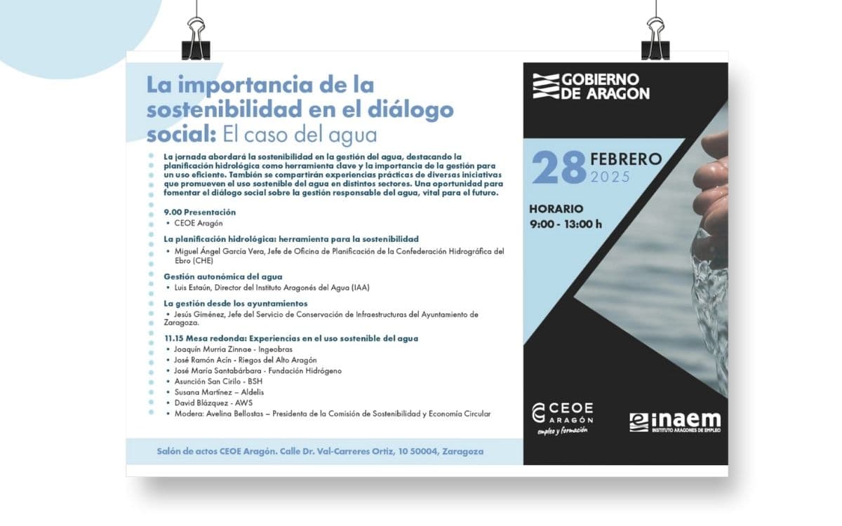 Evento agua CEOE Aragón