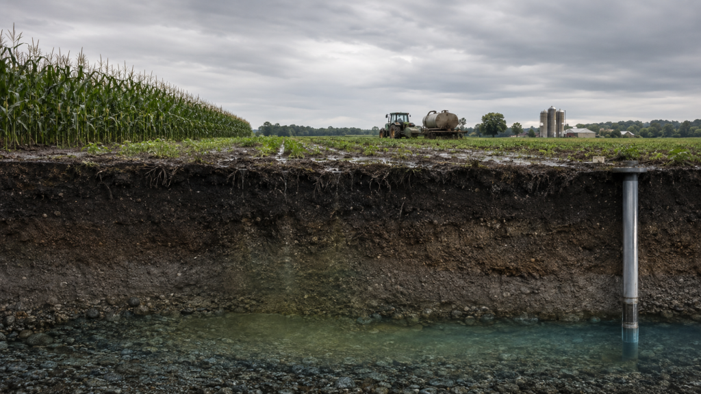 Contaminación por nitratos en el agua